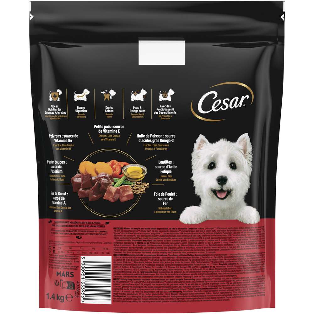 Produktabbildung Cesar Hunde-Trockenfutter, Rind/Geflügel