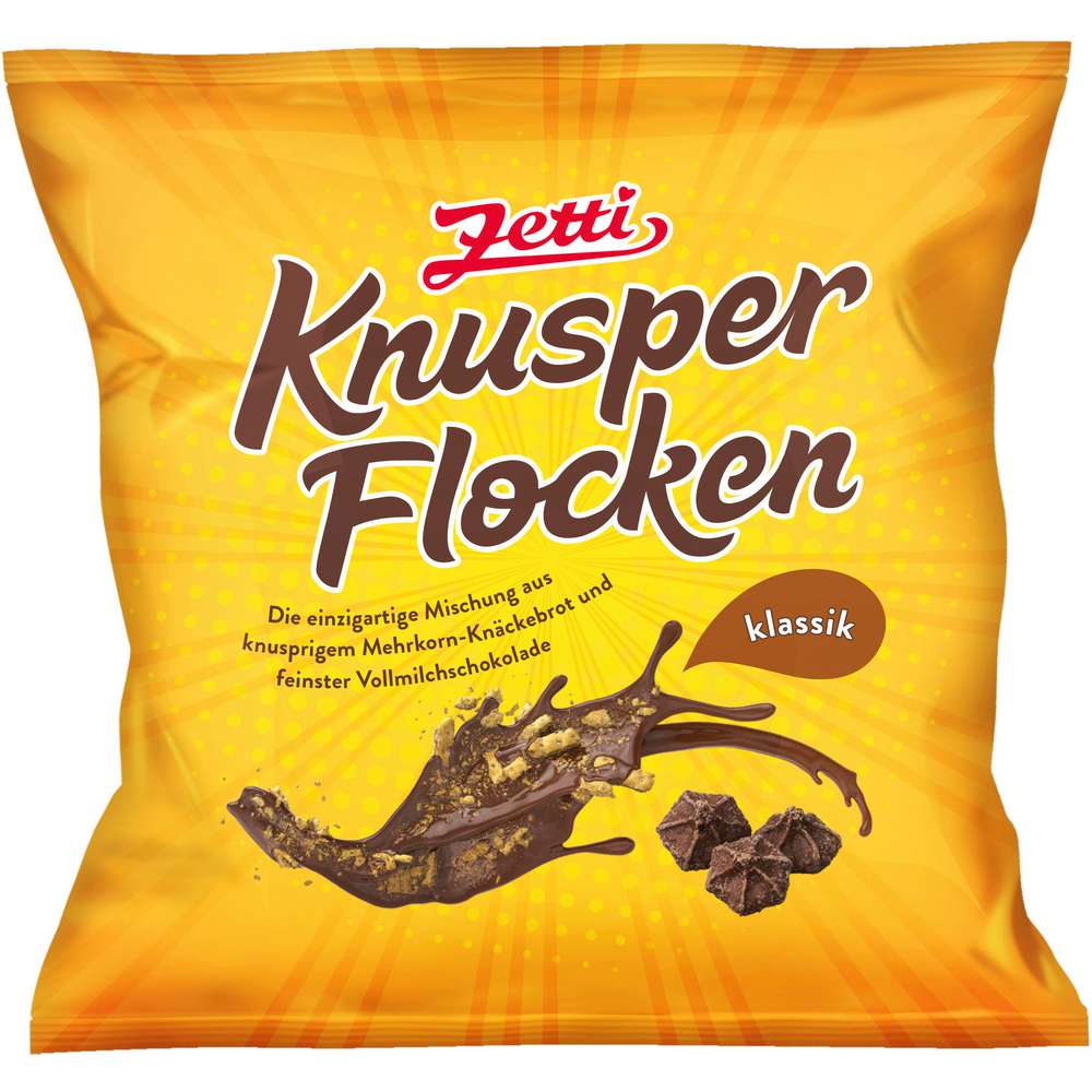 Produktabbildung Zetti Knusper Flocken mit Vollmilchschokolade
