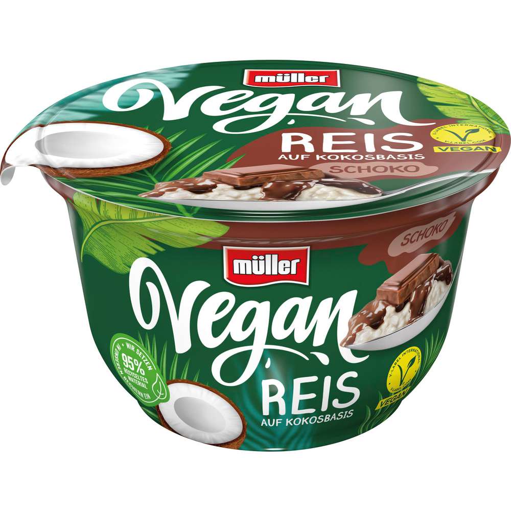 Produktabbildung Müller Veganer Milch-Reis, Schoko