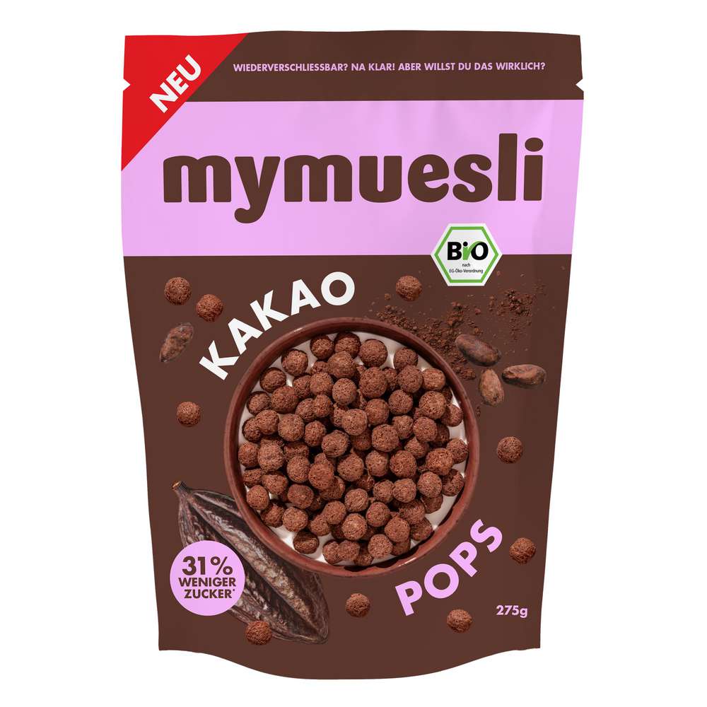 Produktabbildung MyMüsli Bio Cereals, Kakao-Pops