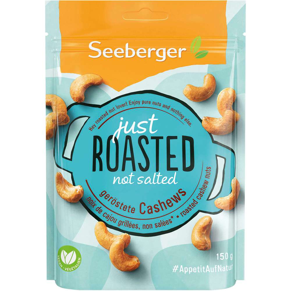 Produktabbildung Seeberger Cashewkerne, geröstet