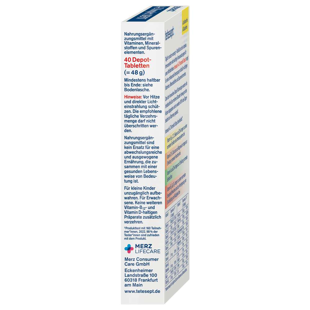 Produktabbildung tetesept Langzeit-Vitamin-Komplex, A-Z Depot