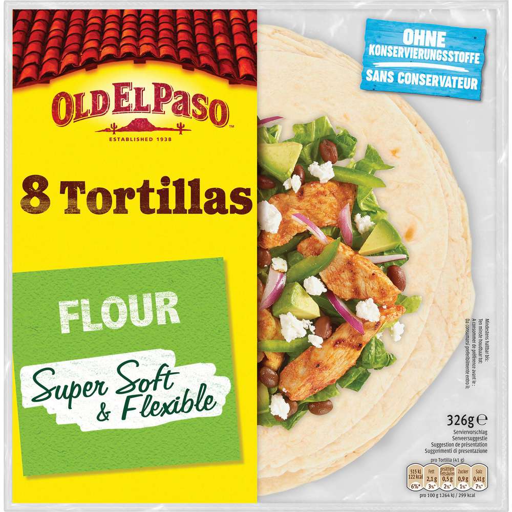 Produktabbildung Old el Paso Tortillas, Flour 