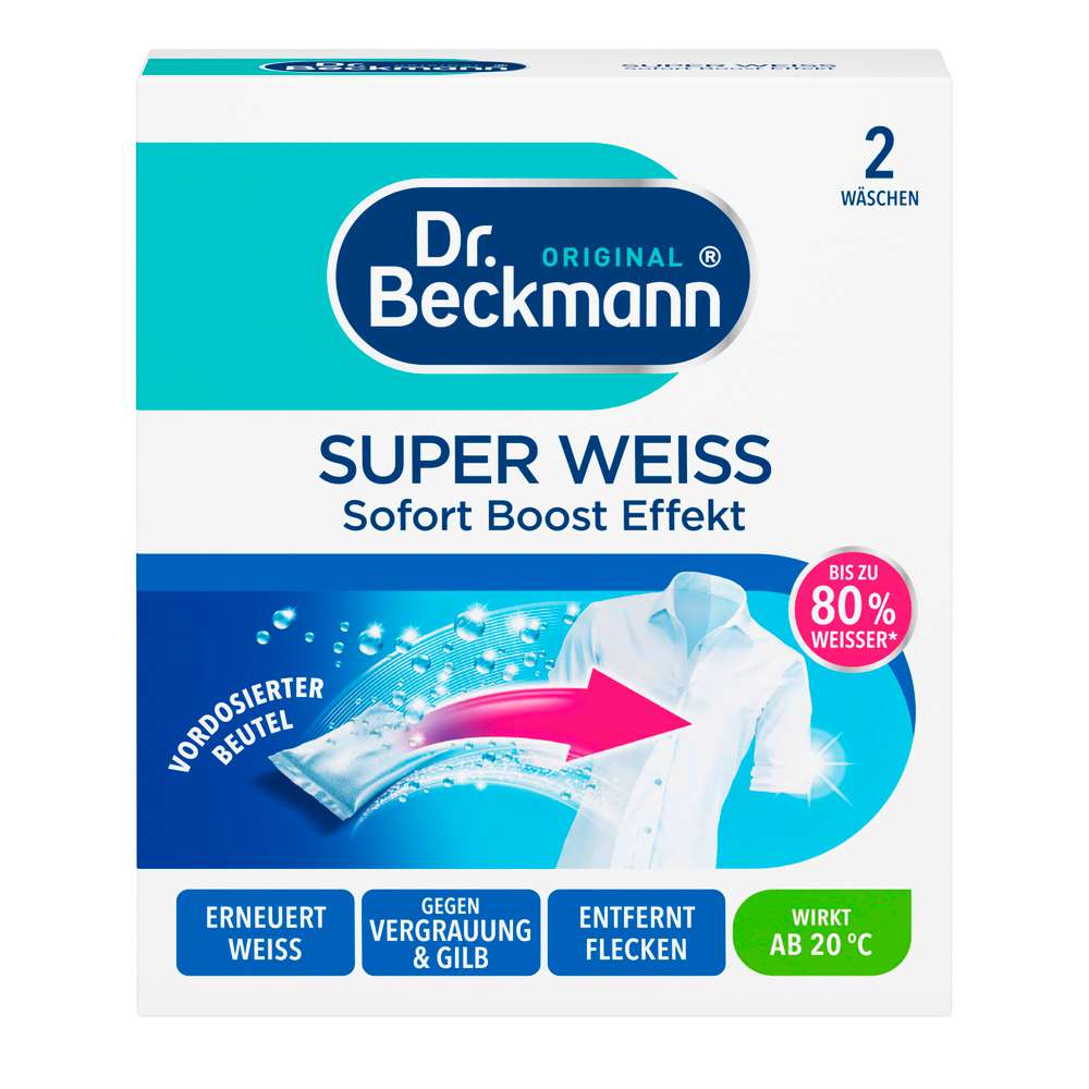 Produktabbildung Dr. Beckmann Wäschezusatz, Super Weiss