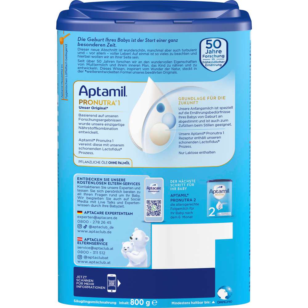 Produktabbildung Aptamil Anfangsmilch, 1