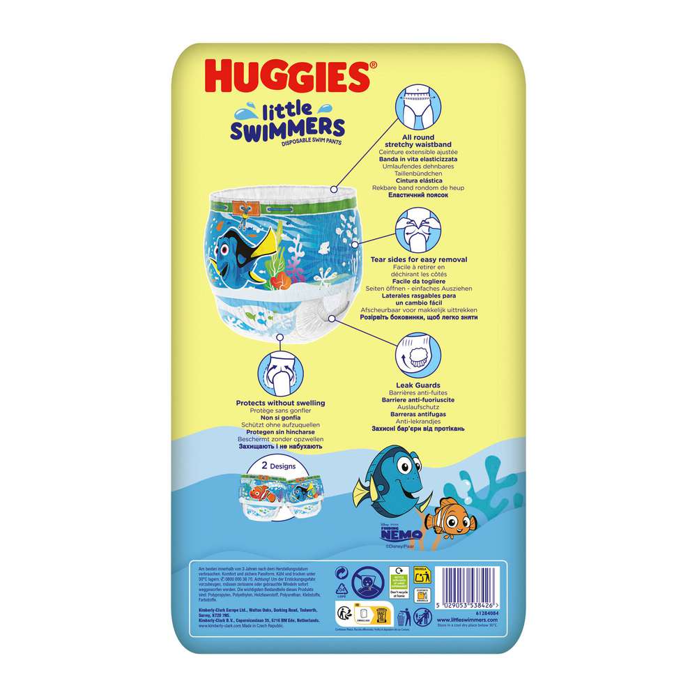 Produktabbildung Huggies Schwimmwindeln Swim Pants, Gr. 5-6, 12-18kg