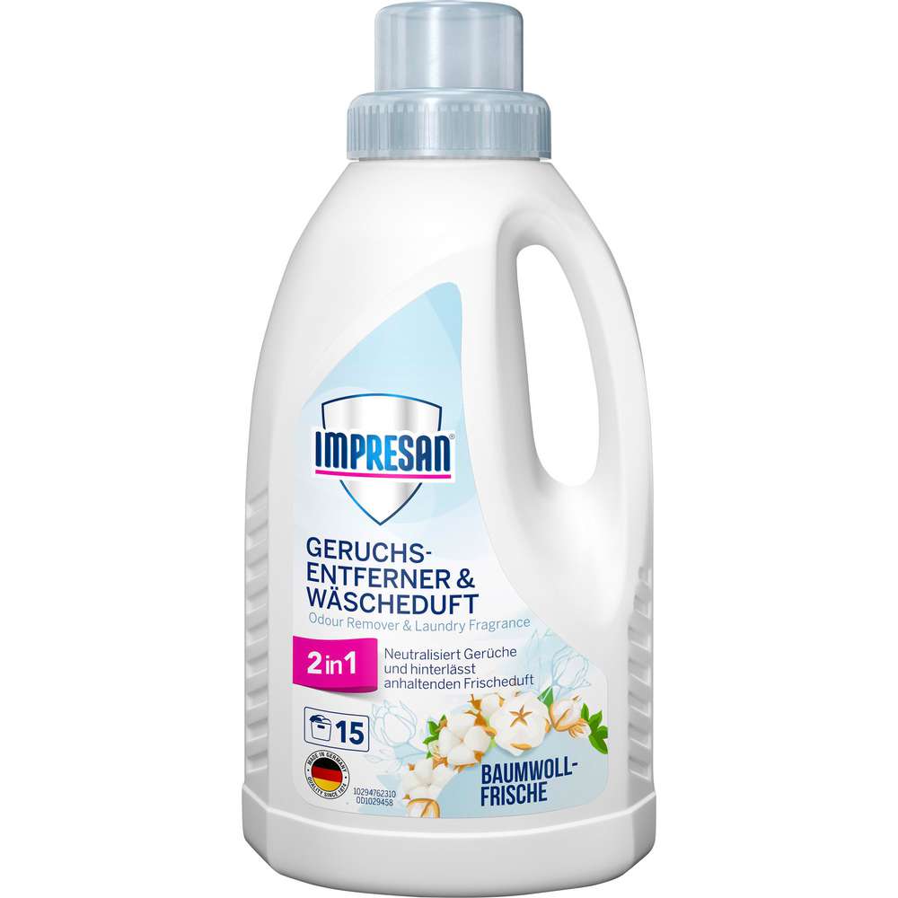 Produktabbildung IMPRESAN Geruchsentferner & Wäscheduft, Baumwollfrische