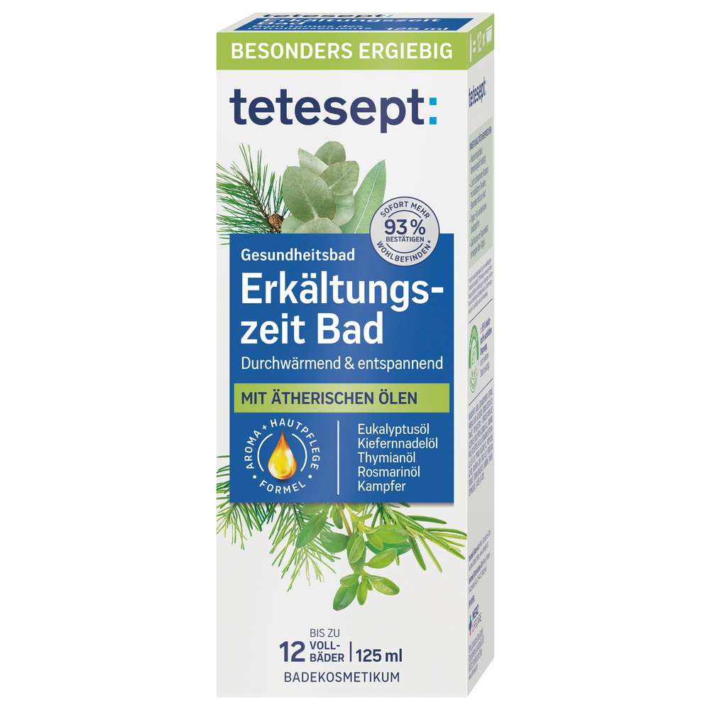 Produktabbildung tetesept Badezusatz Erkältungszeit
