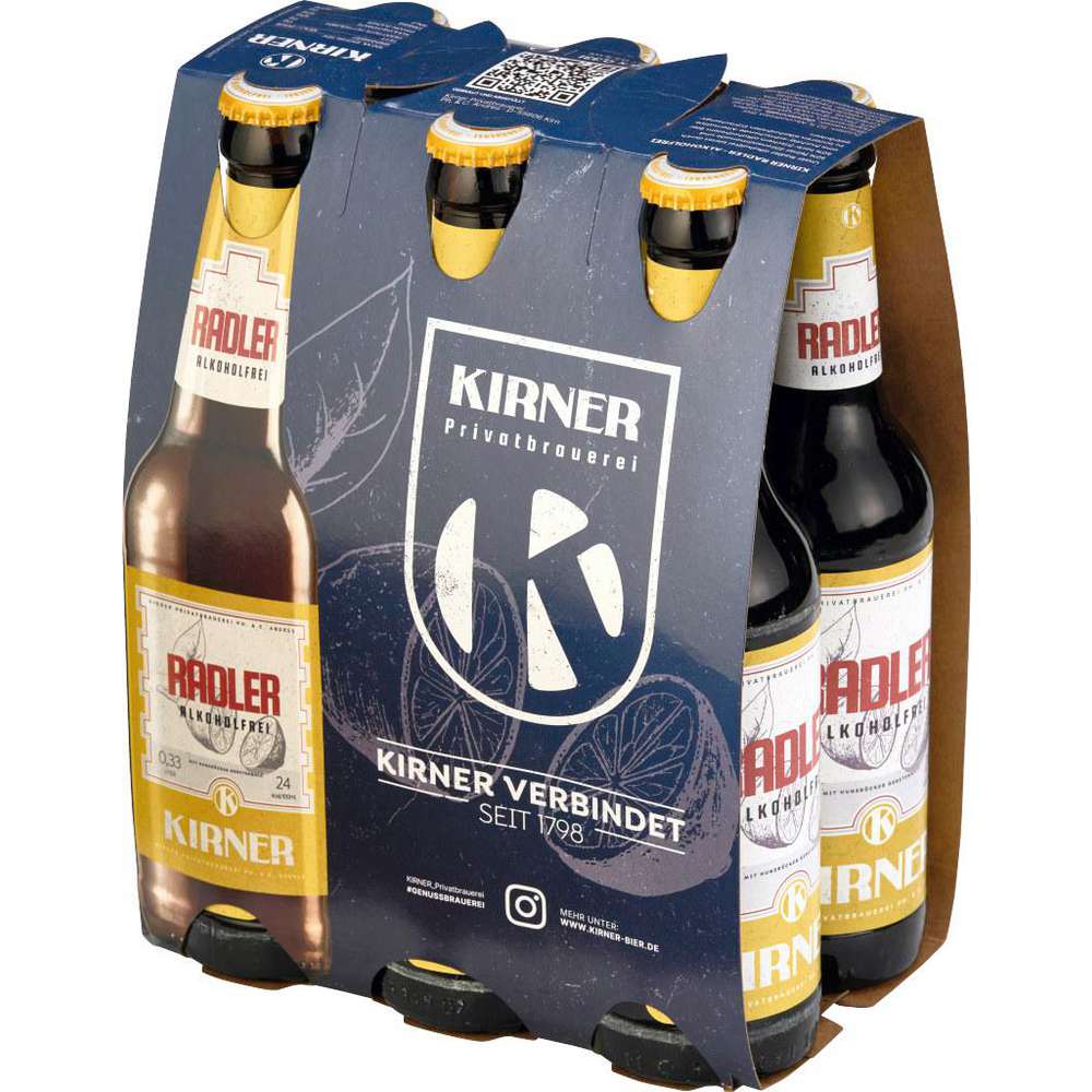 Produktabbildung Kirner Radler Alkoholfrei