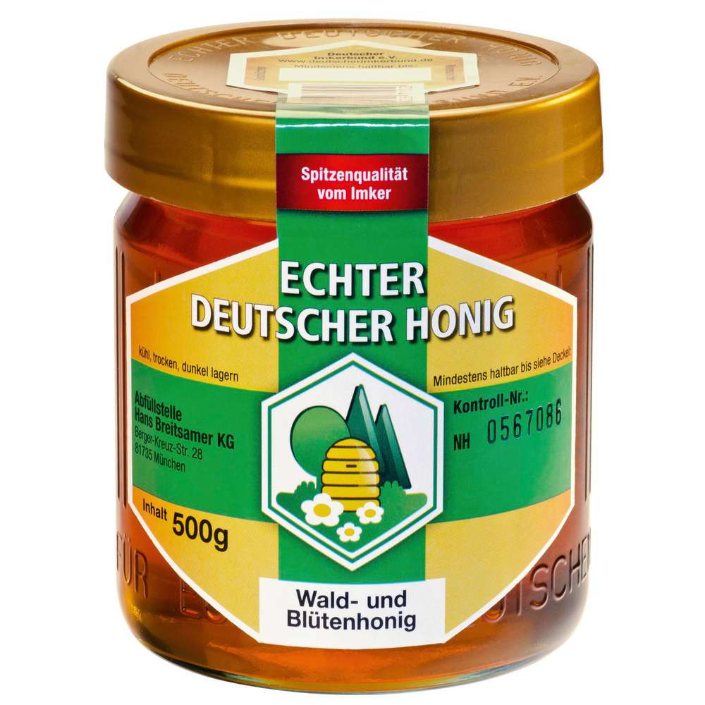 Produktabbildung Echter Deutscher Honig Wald- und Blütenhonig, flüssig