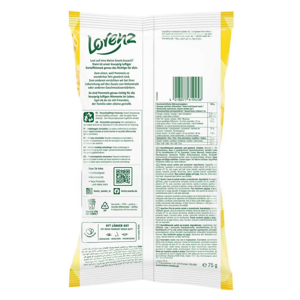 Produktabbildung Lorenz Pommels Classic