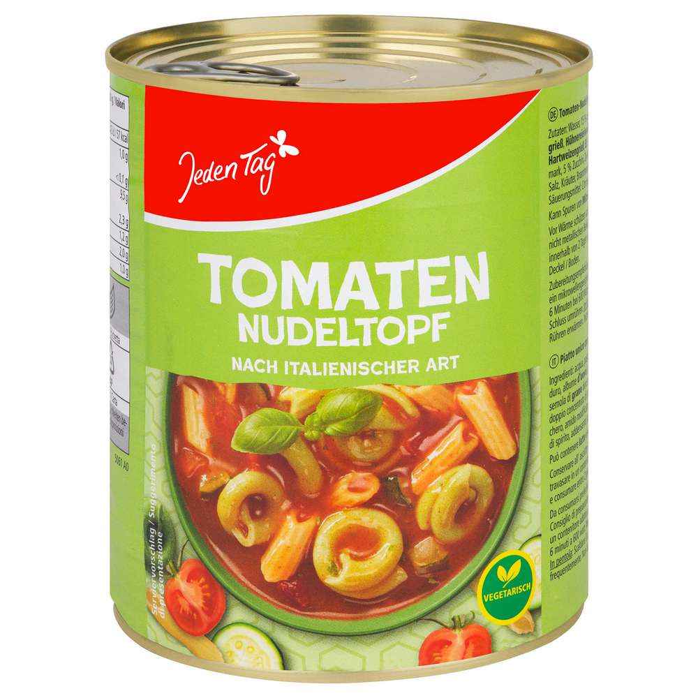 Produktabbildung Jeden Tag Itialienischer Tomaten-Nudeltopf