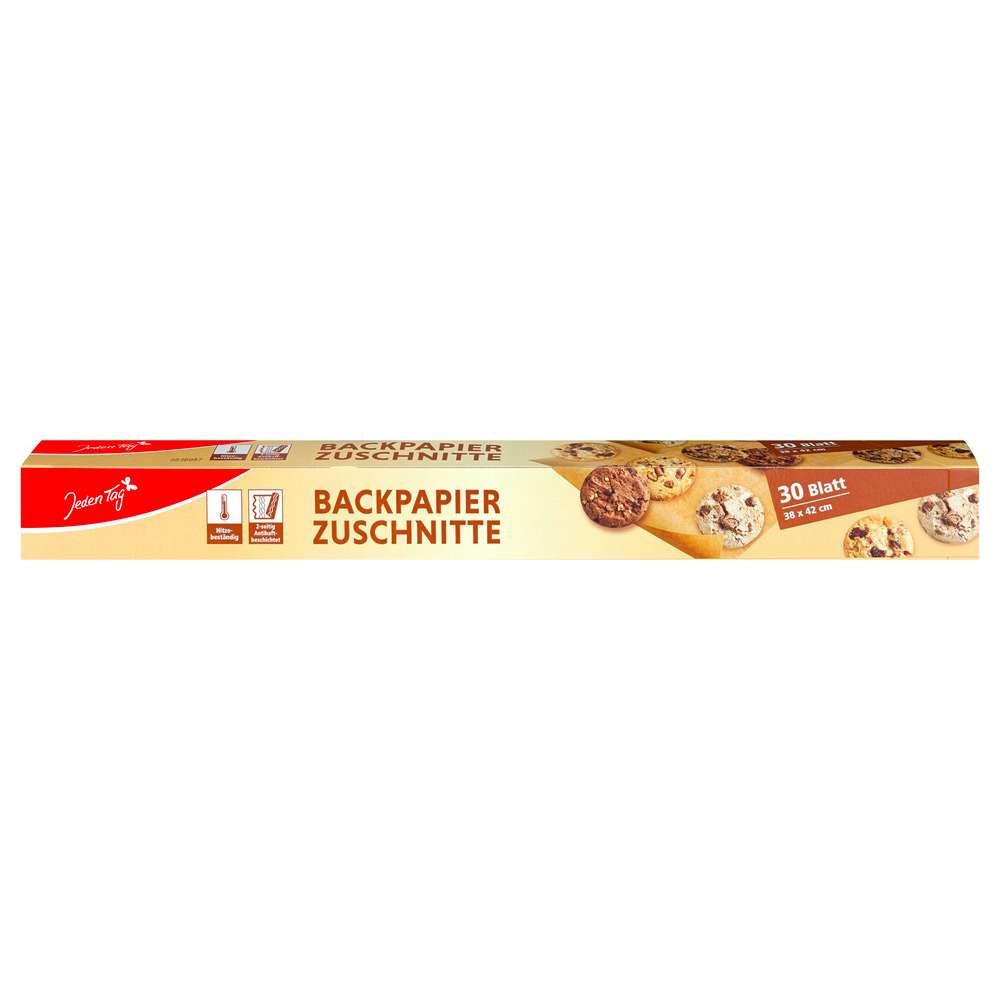 Produktabbildung Jeden Tag Backpapier Zuschnitte, 30 Blatt