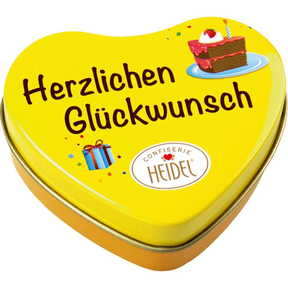 Produktabbildung Confiserie Heidel Sprüche-Schmuckherz 