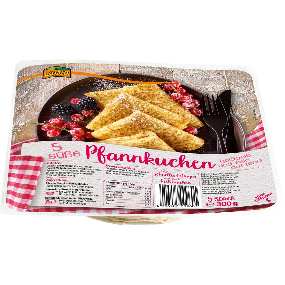 Produktabbildung Lawa Pfannkuchen, süß