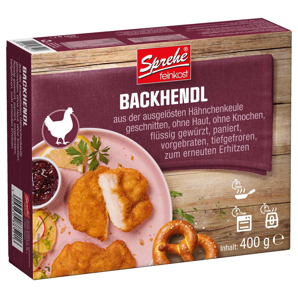 Produktabbildung Sprehe Backhendl, tiefgekühlt