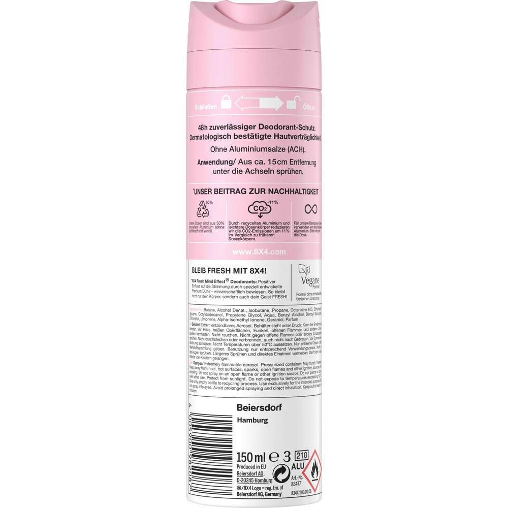 Produktabbildung 8x4 Deodorant, No. 3 Velvet Bloosom
