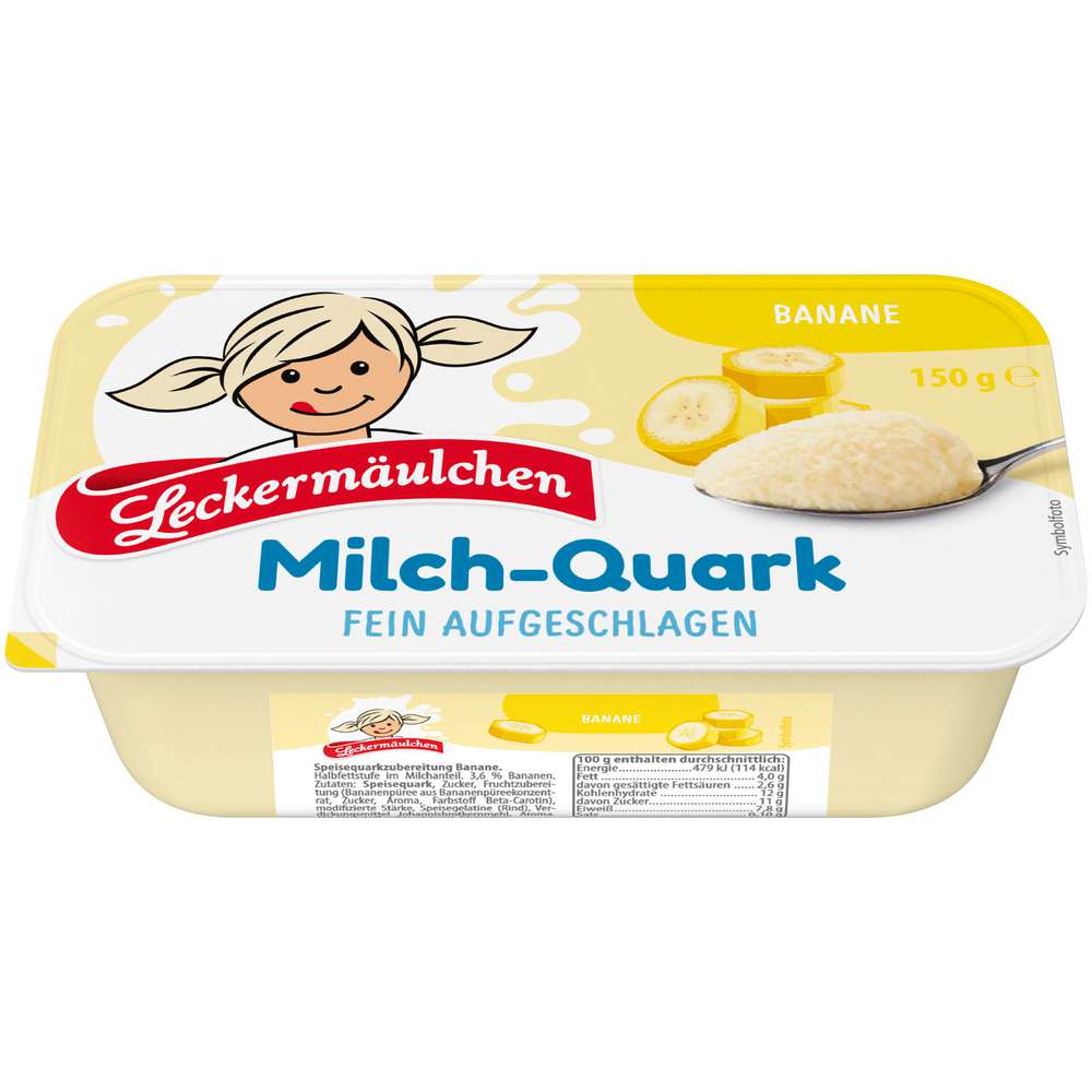 Produktabbildung Leckermäulchen Milchquark Mousse, Banane