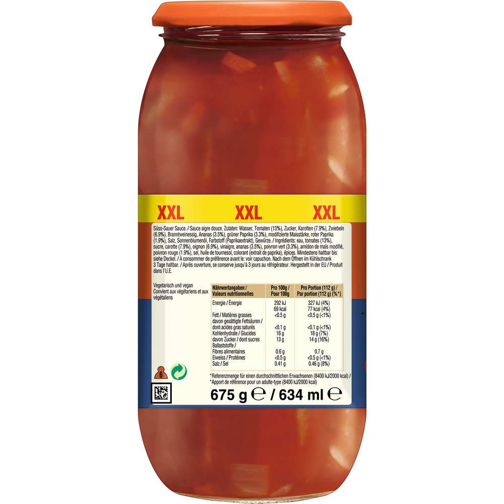 Produktabbildung BEN'S ORIGINAL Sauce Süss-Sauer Gemüse
