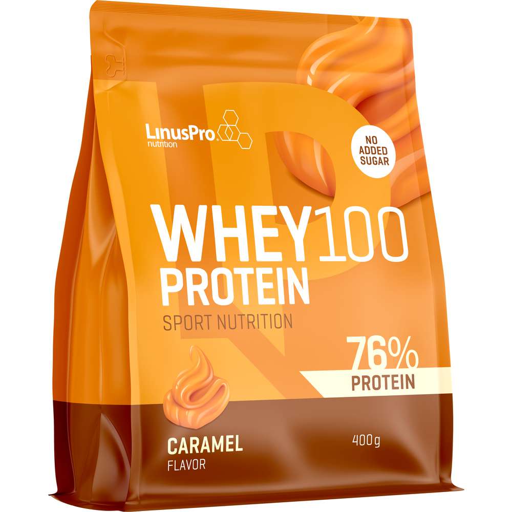Produktabbildung LinusPro Whey100 Protein-Pulver, Caramel