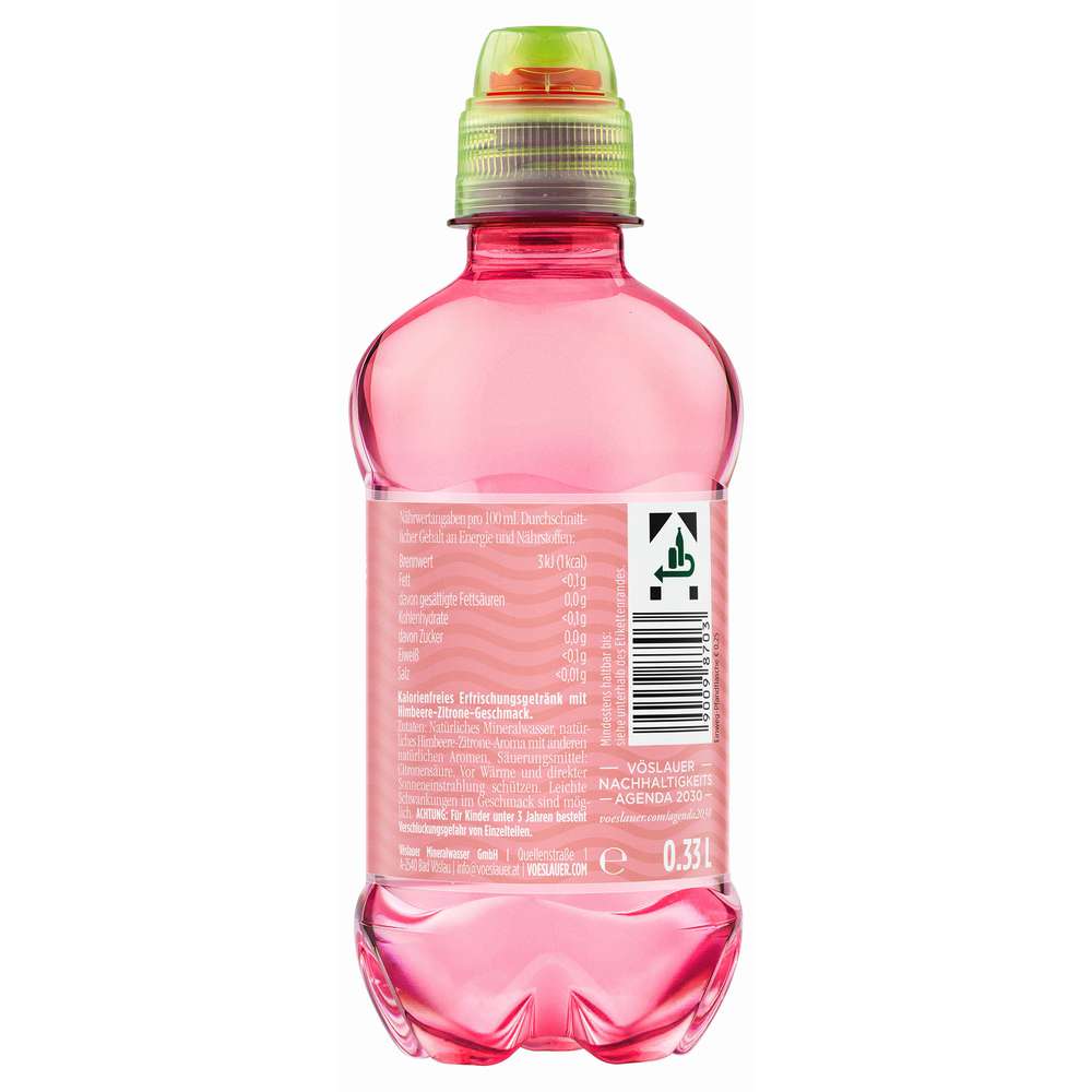 Produktabbildung Vöslauer Erfrischungsgetränk Himbeere Zitrone