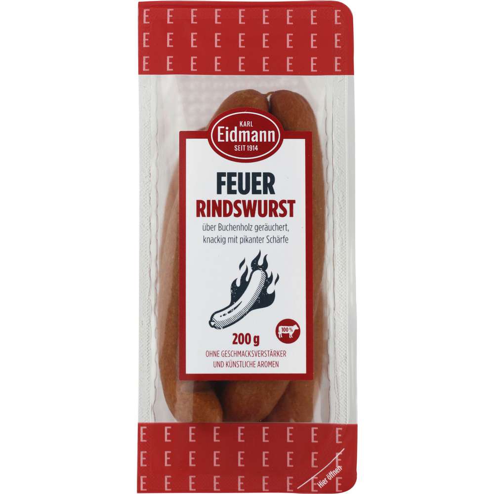 Produktabbildung Eidmann Feuerrindswurst