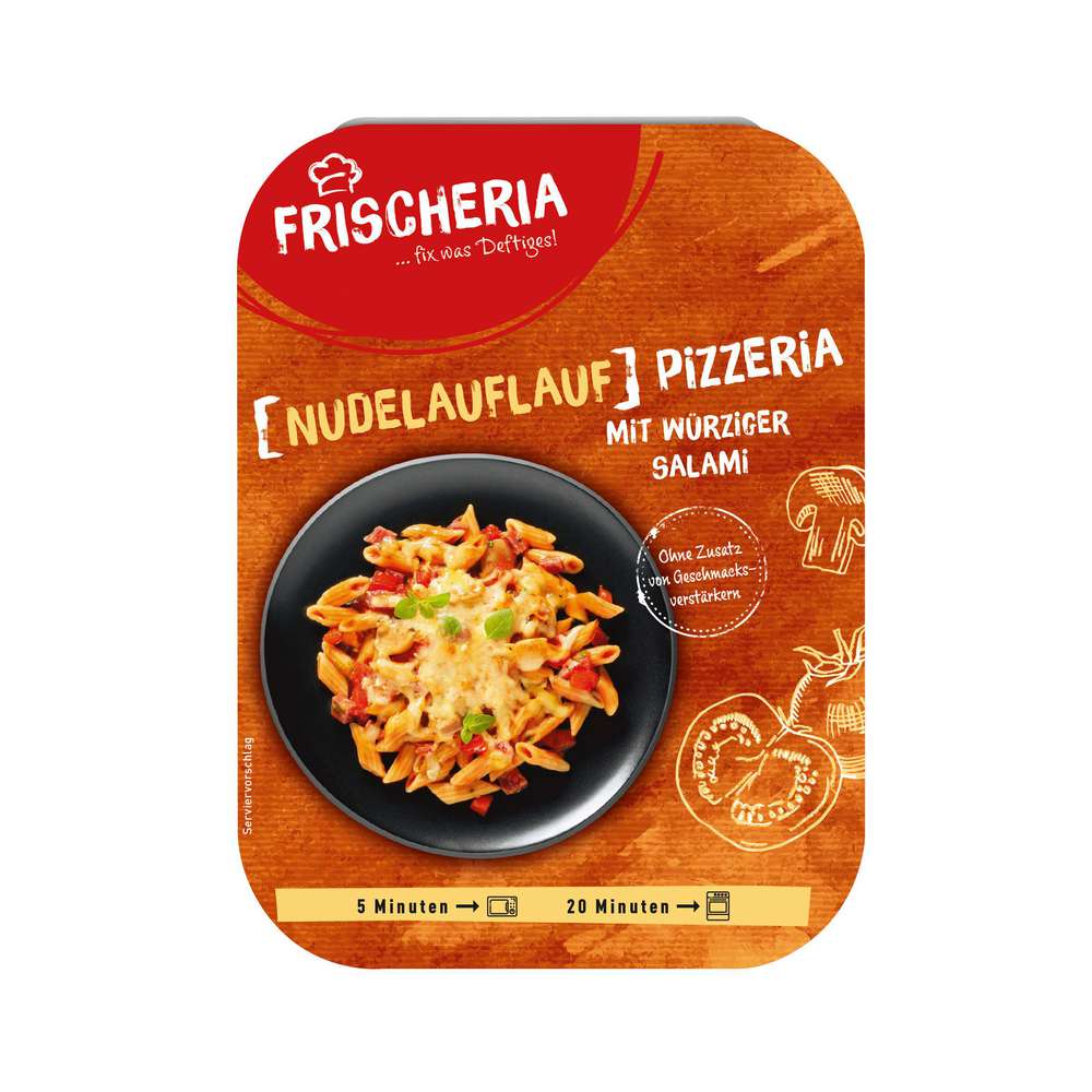 Produktabbildung Frischeria Nudelauflauf, Pizzeria