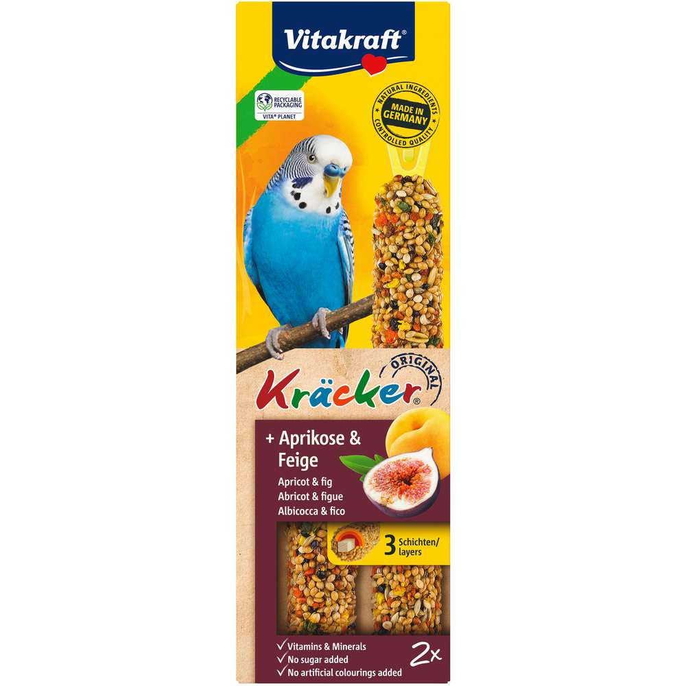 Produktabbildung Vitakraft Vogelfutter Kräcker, Aprikose & Feige