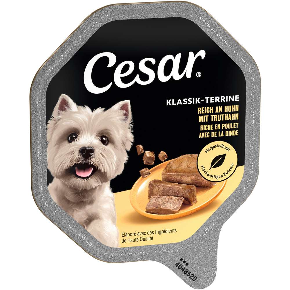 Produktabbildung Cesar Hunde-Nassfutter, Huhn/Truthahn