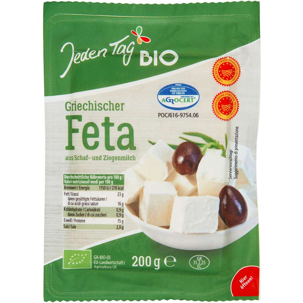 Produktabbildung Jeden Tag Bio Griechischer Feta