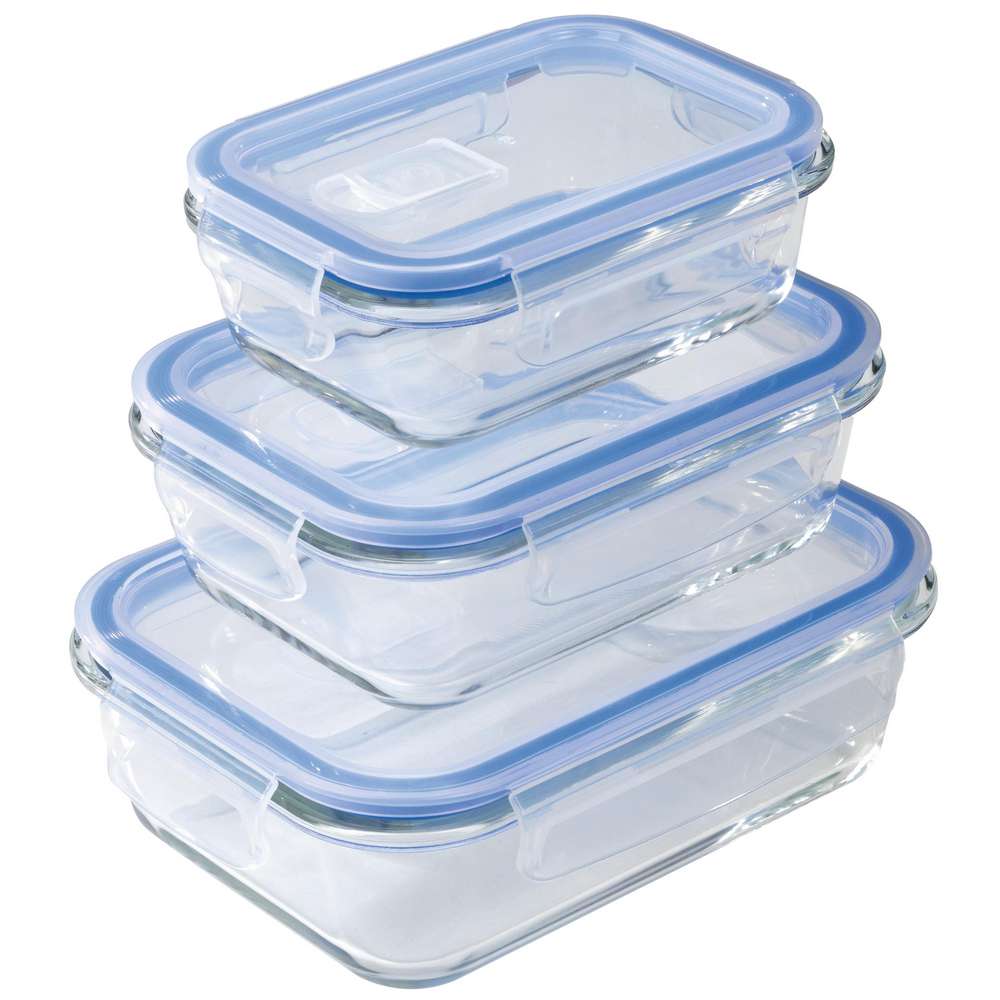 Produktabbildung Haushalt International Glas-Frischhaltedosen mit Deckel