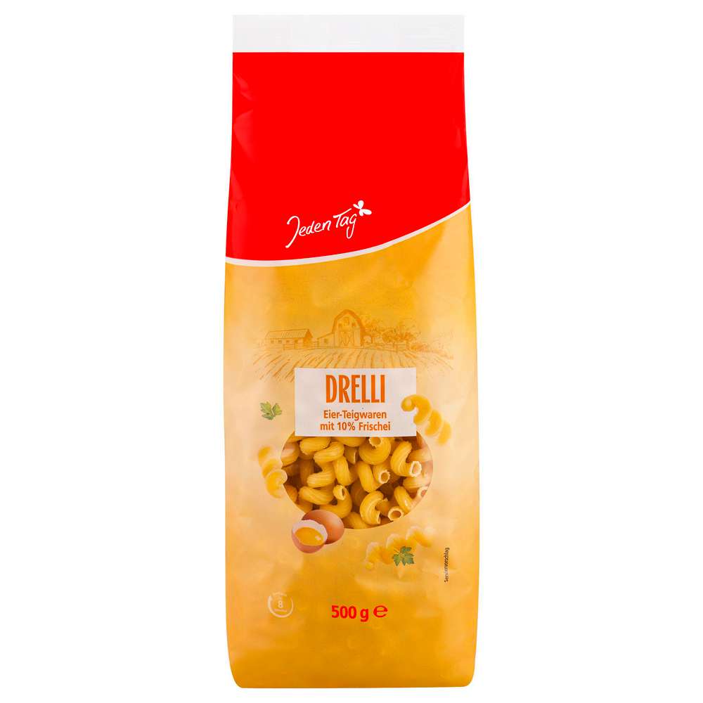 Produktabbildung Jeden Tag Drelli Nudeln