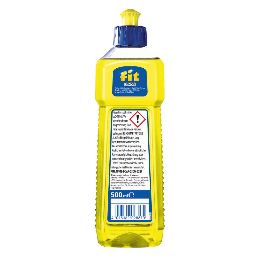 Produktabbildung Fit Geschirrspülmittel, Zitrone