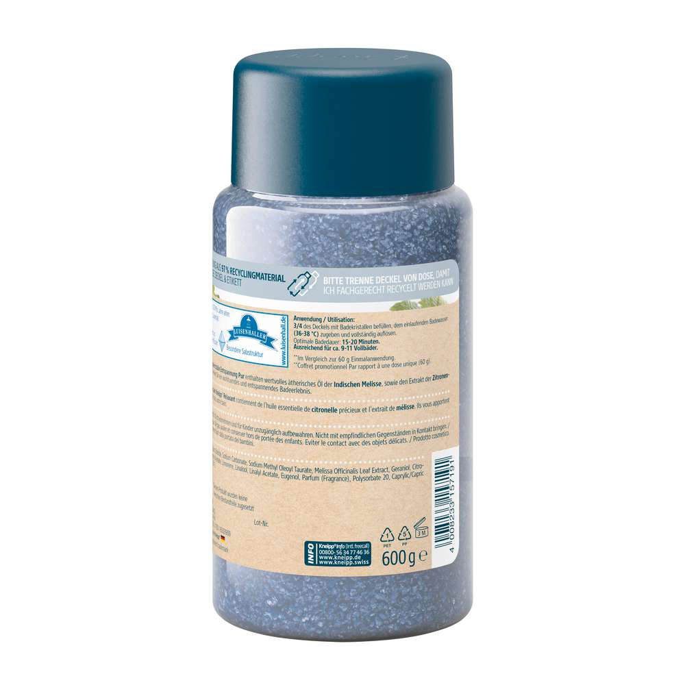 Produktabbildung Kneipp Badekristalle Entspannung Pur, Melisse
