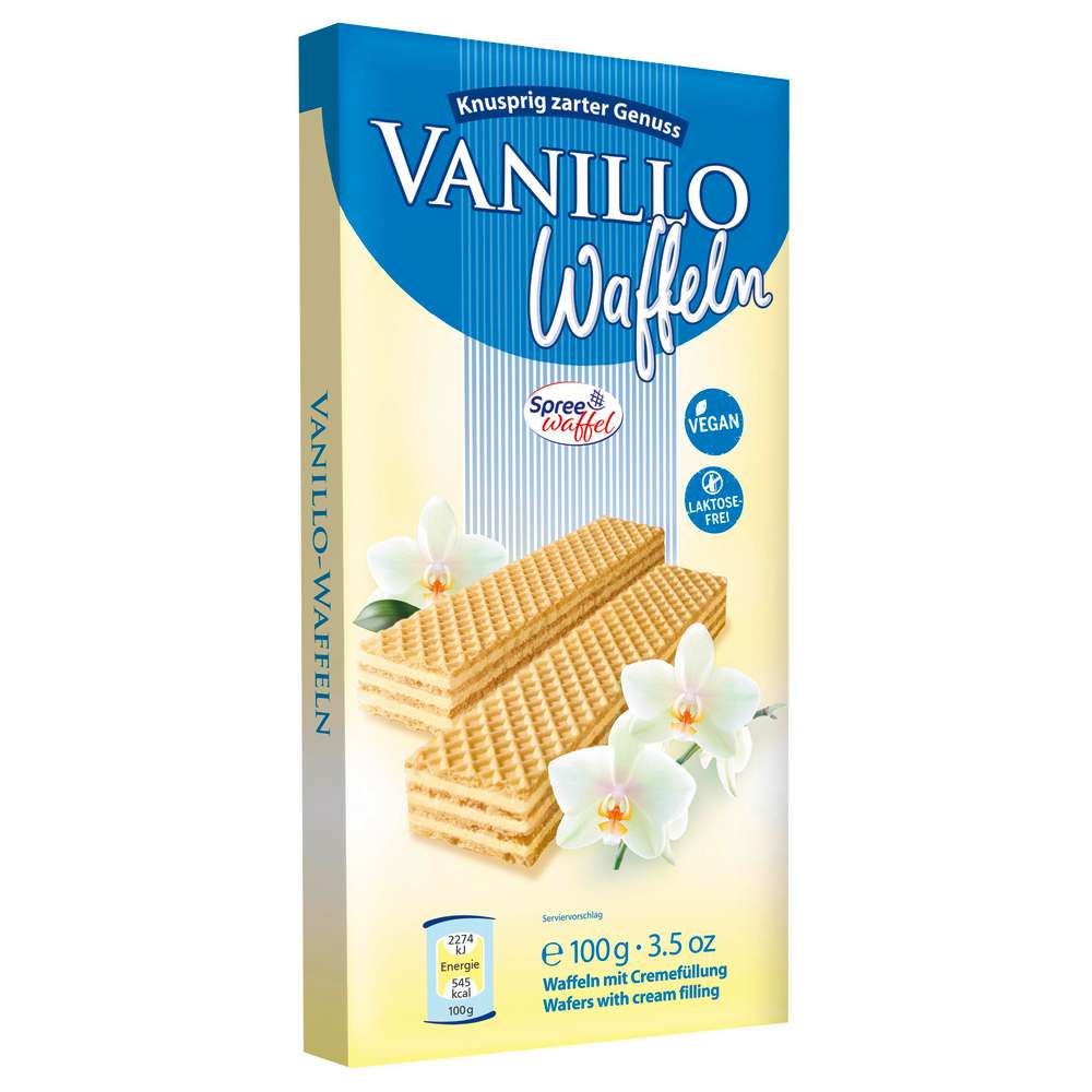 Produktabbildung Spreewaffel Waffeln mit Cremefüllung, Vanille