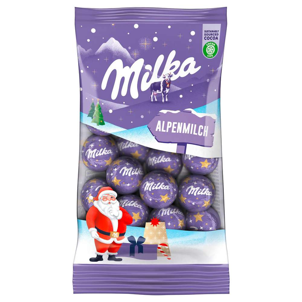 Produktabbildung Milka Alpenmilch Kugeln