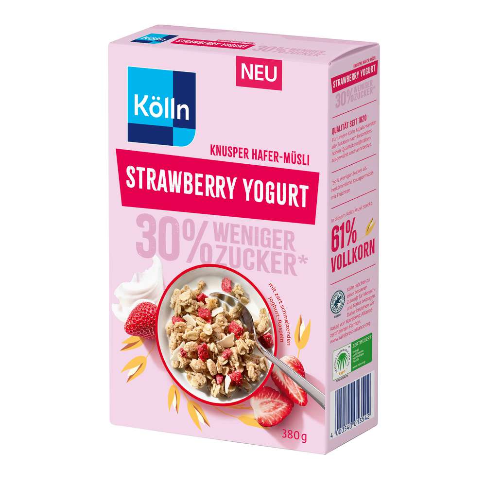 Produktabbildung Kölln Hafer Müsli Strawberry Yogurt