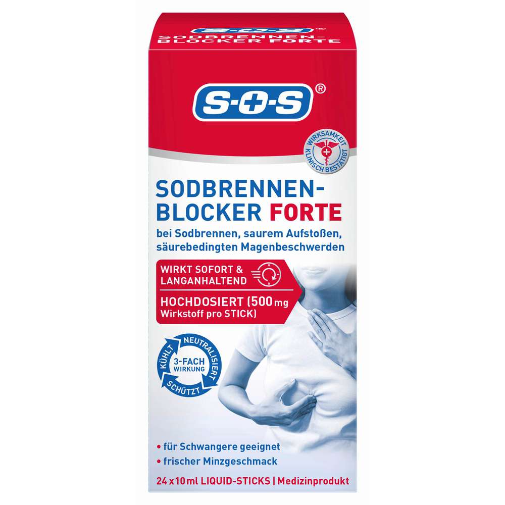 Produktabbildung SOS Sodbrennen-Blocker Forte