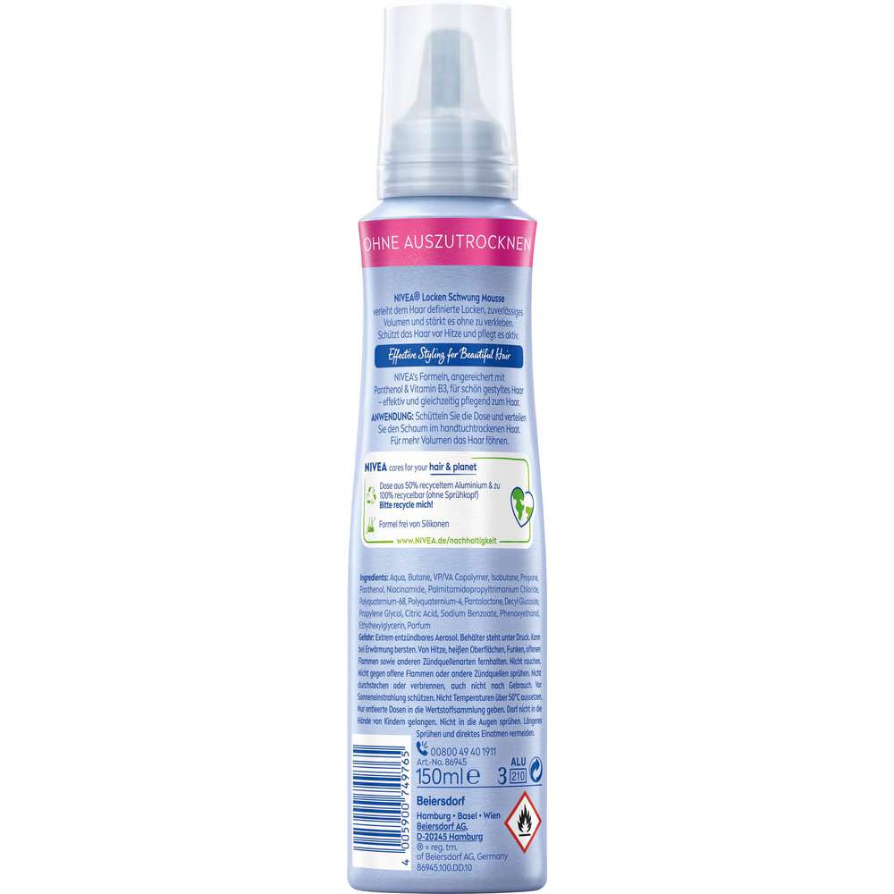Produktabbildung Nivea Schaumfestiger, Locken