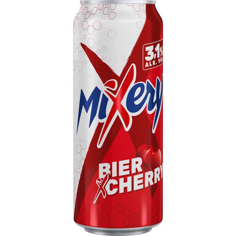 Produktabbildung Mixery Biermischgetränk, Bier + Cherry + X 3,1%
