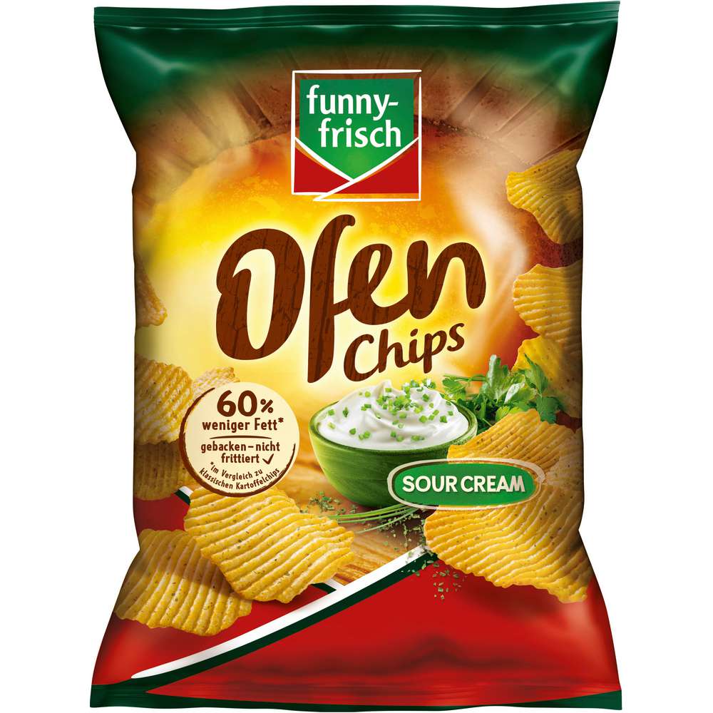 Produktabbildung funny-frisch Ofen Chips, Sour Cream