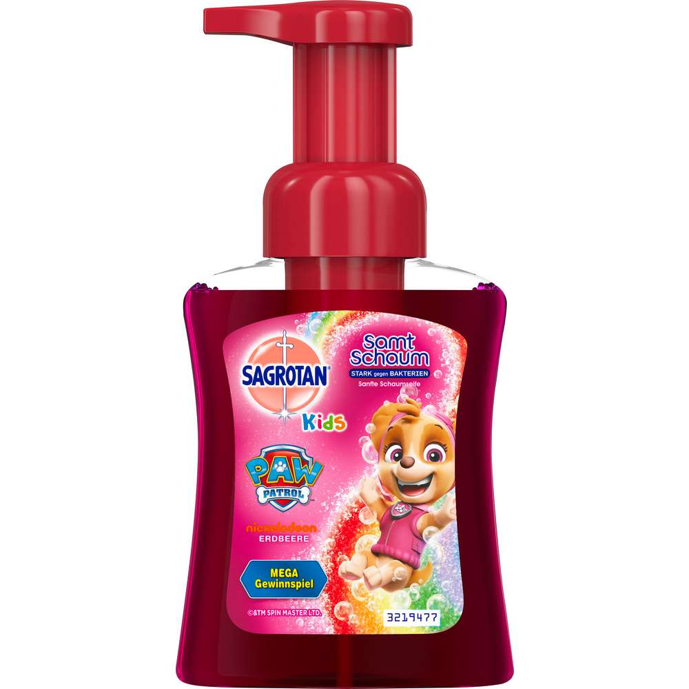 Produktabbildung Sagrotan Handseife Samtschaum Kids, Erdbeer