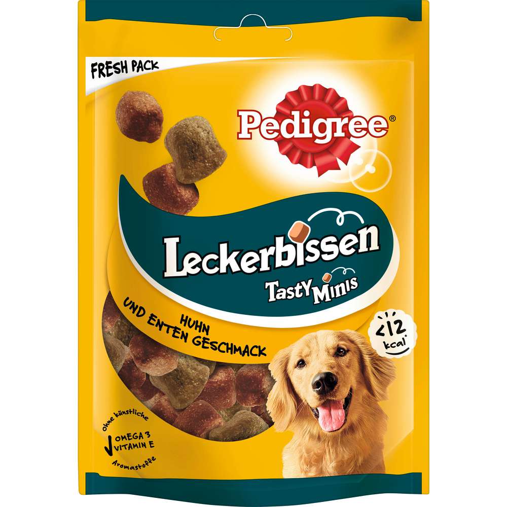 Produktabbildung Pedigree Hunde-Snack Leckerbissen, Huhn/Ente