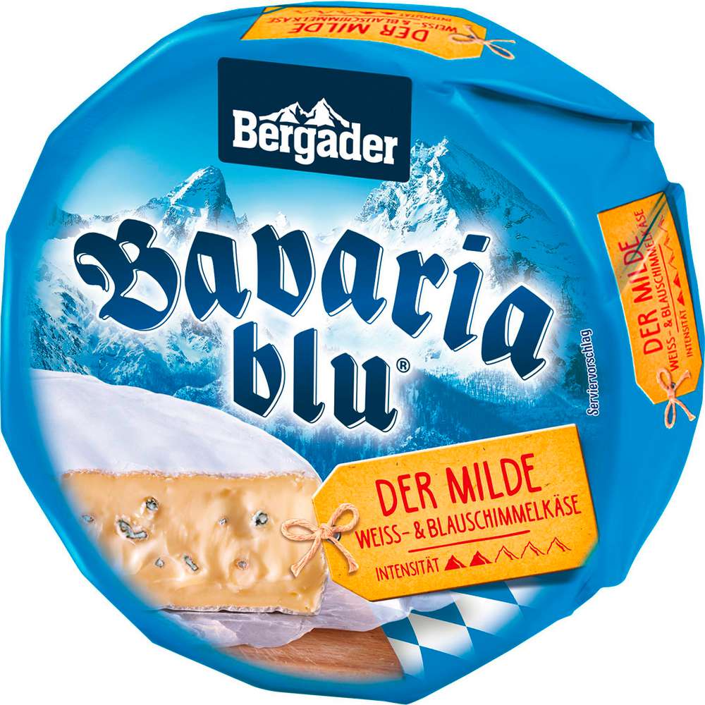 Produktabbildung Bergader Käse Bavaria Blu,  Der Milde