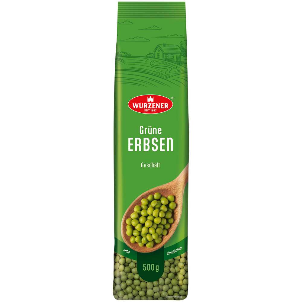 Produktabbildung Wurzener Grüne Erbsen, geschält