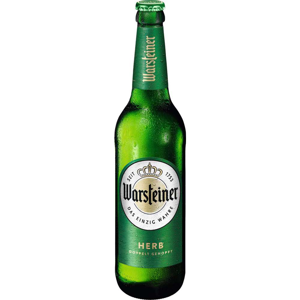 Produktabbildung Warsteiner Pilsener Bier, herb, 4,8 %