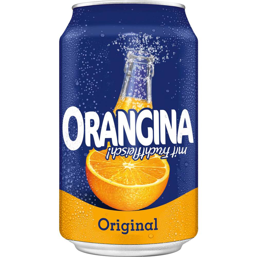 Produktabbildung Orangina Orangen-Limonade, mit Fruchtfleisch