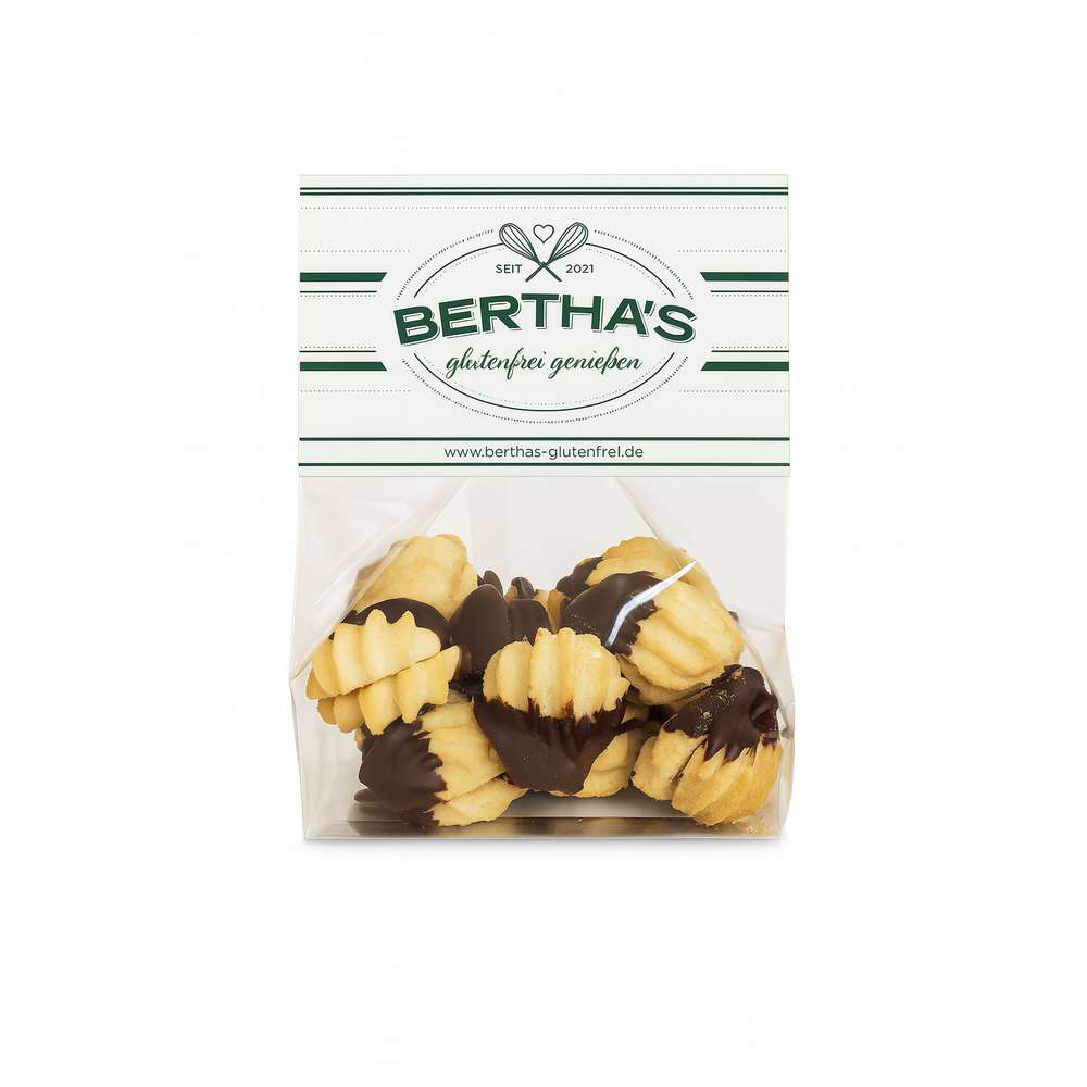 Produktabbildung Bertha's Bärentatzen mit Nougatfüllung, Glutenfrei