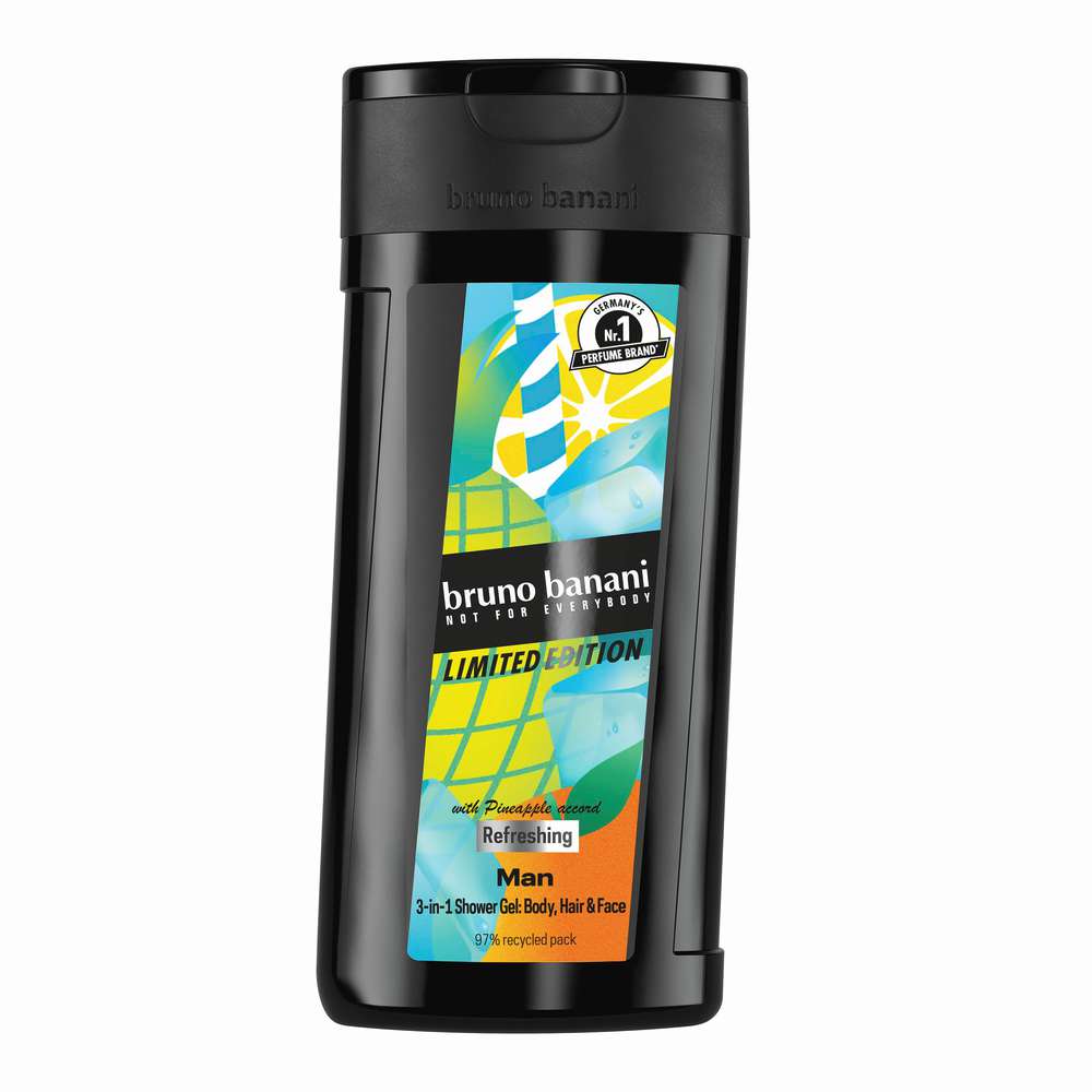 Produktabbildung Bruno Banani Duschgel 3in1 Limited Edition, Pineapple