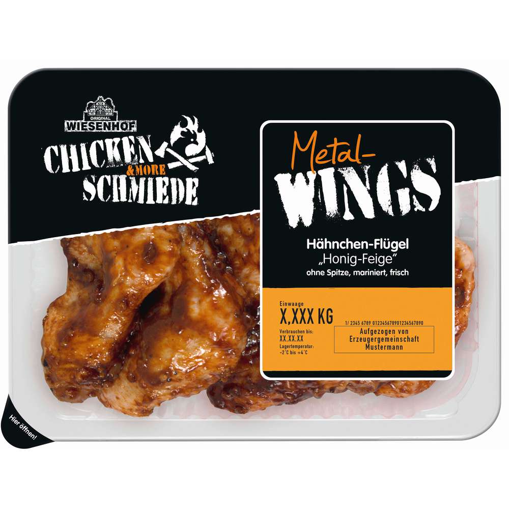 Produktabbildung Wiesenhof Metal Wings Hähnchenflügel/ Honig-Feige